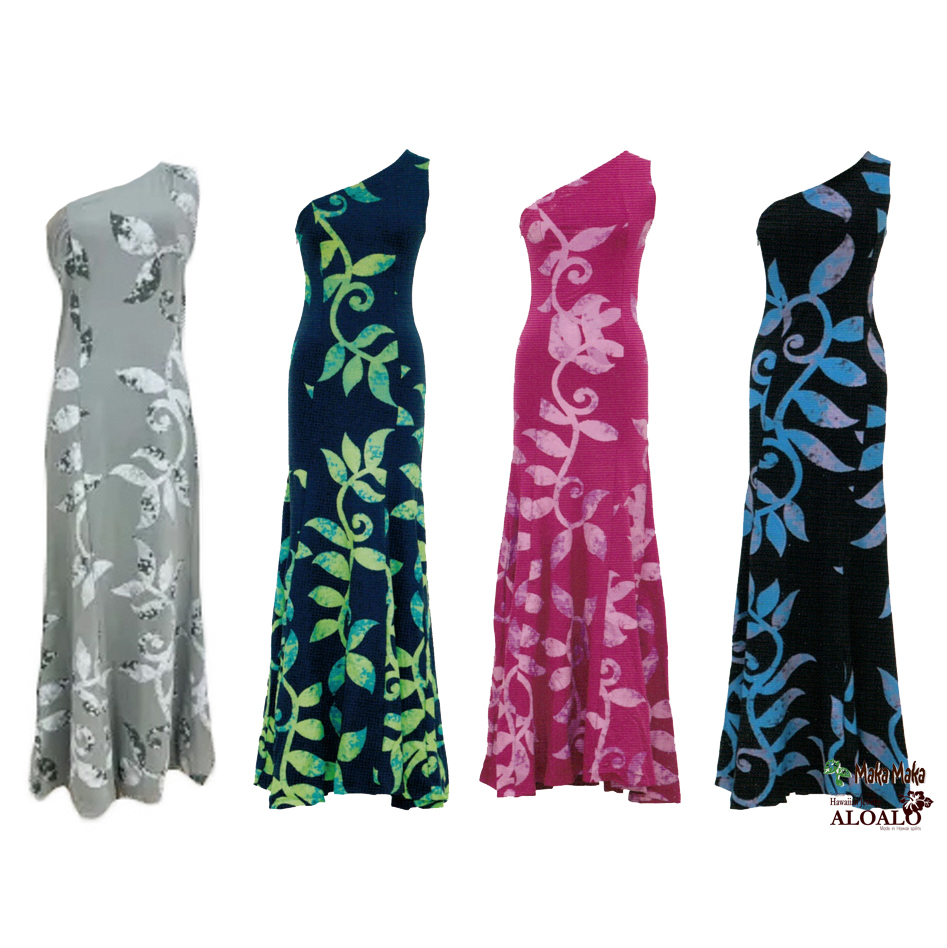 フラ ハワイアン ドレス ワンピース マカマカ カイラコレクション