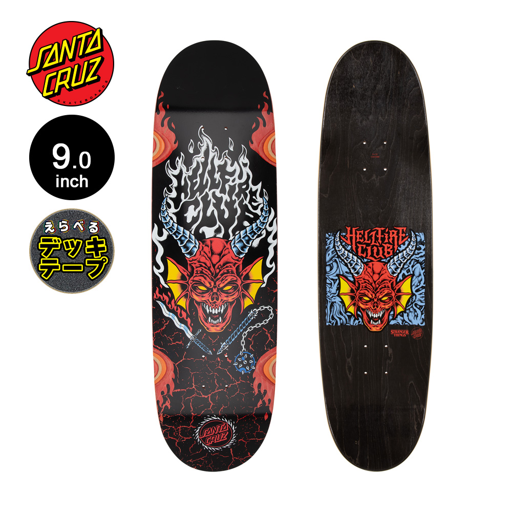 SANTA CRUZ（サンタクルーズ） スケボー デッキ 9.0 STRANGER THINGS