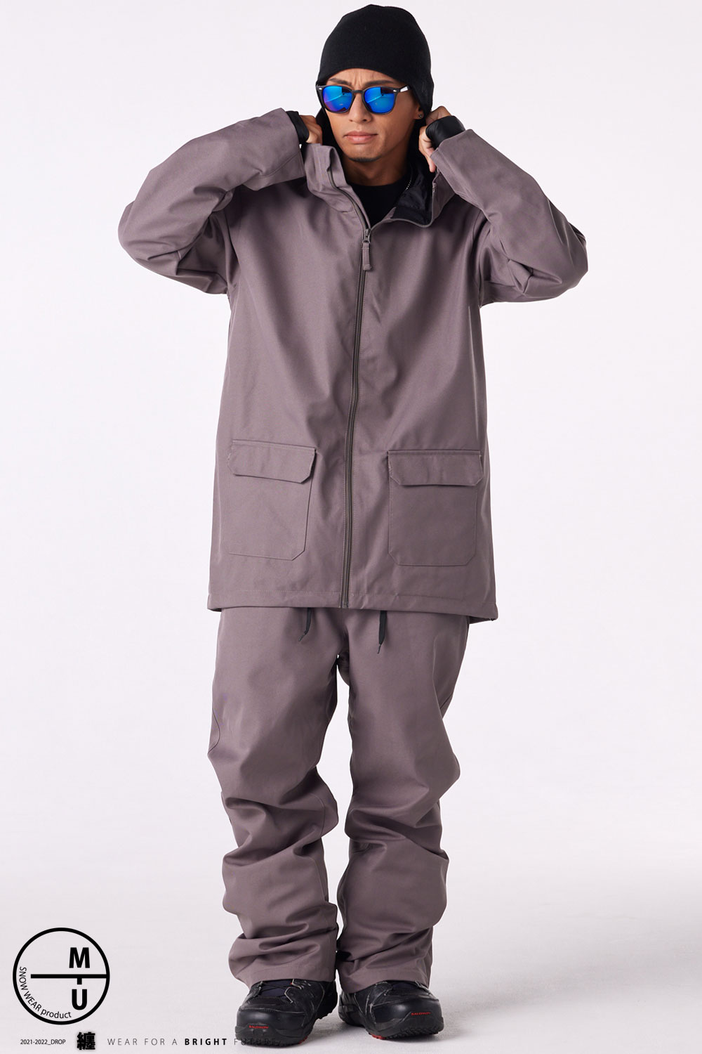 リアリズム スノーボード ウェア メンズ レディース 上下 セット