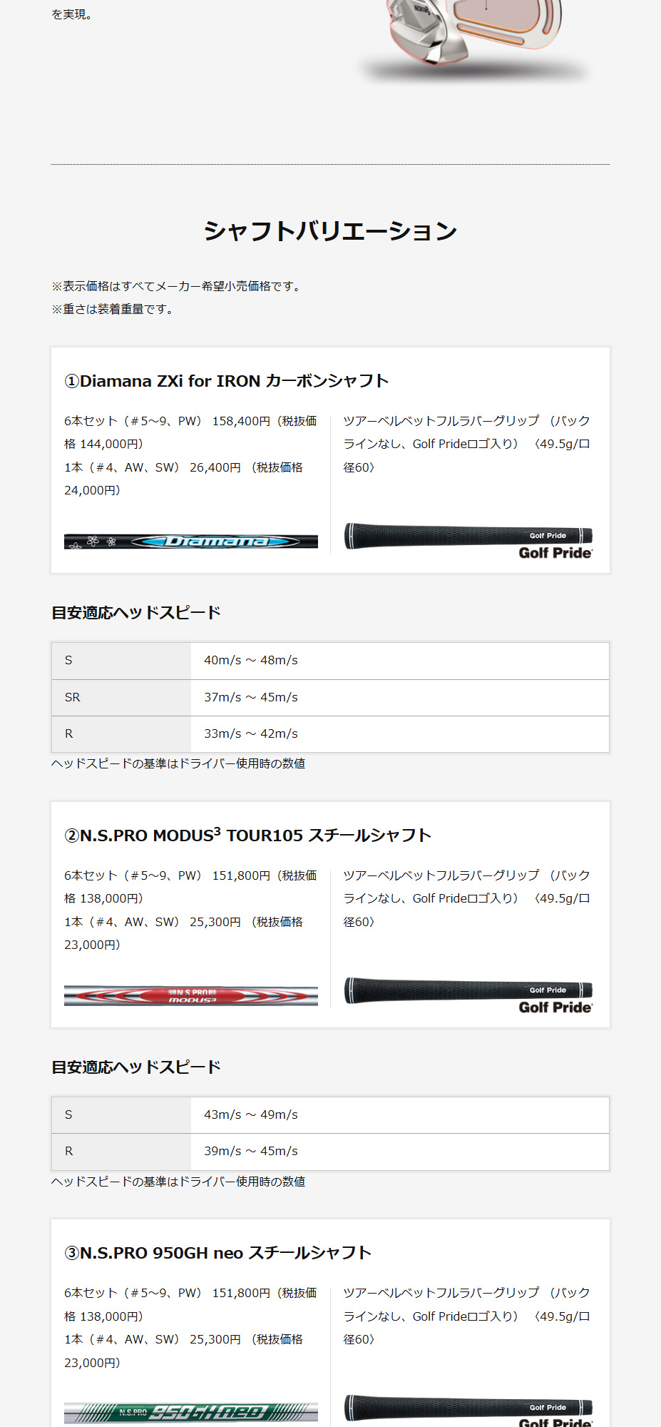 DUNLOP（ダンロップ） 日本正規品 スリクソン Zxi5 アイアンセット6本