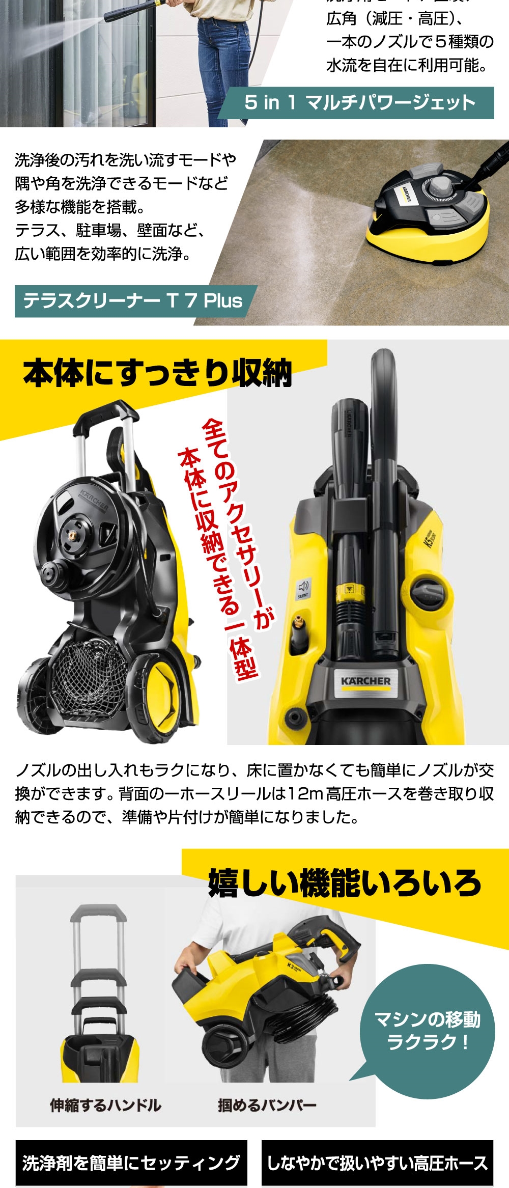 ケルヒャー（KARCHER） 高圧洗浄機 1.603-541.0 K5 プレミアム