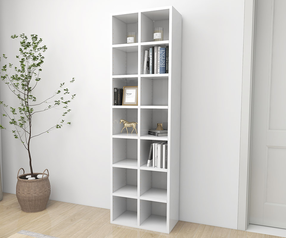 arne（アーネ） 本棚 スリム 棚可動 大容量 省スペース a4 シェルフ