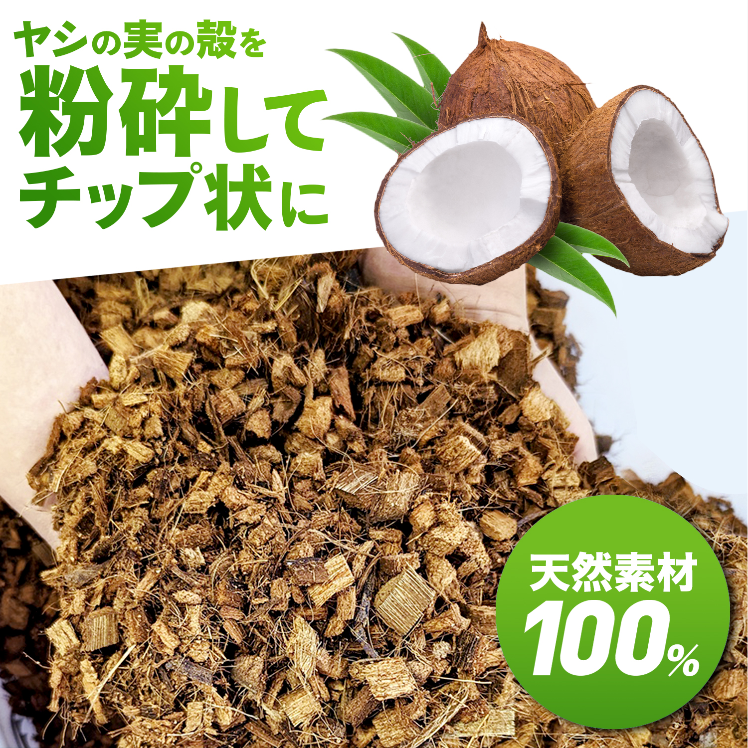 ハスクチップ 5L 爬虫類 床材 飼育用 マット ヤシガラチップ トカゲ