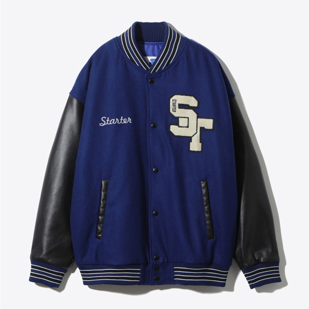 STARTER（スターター） フェイクメルトンジャケット スタジャン