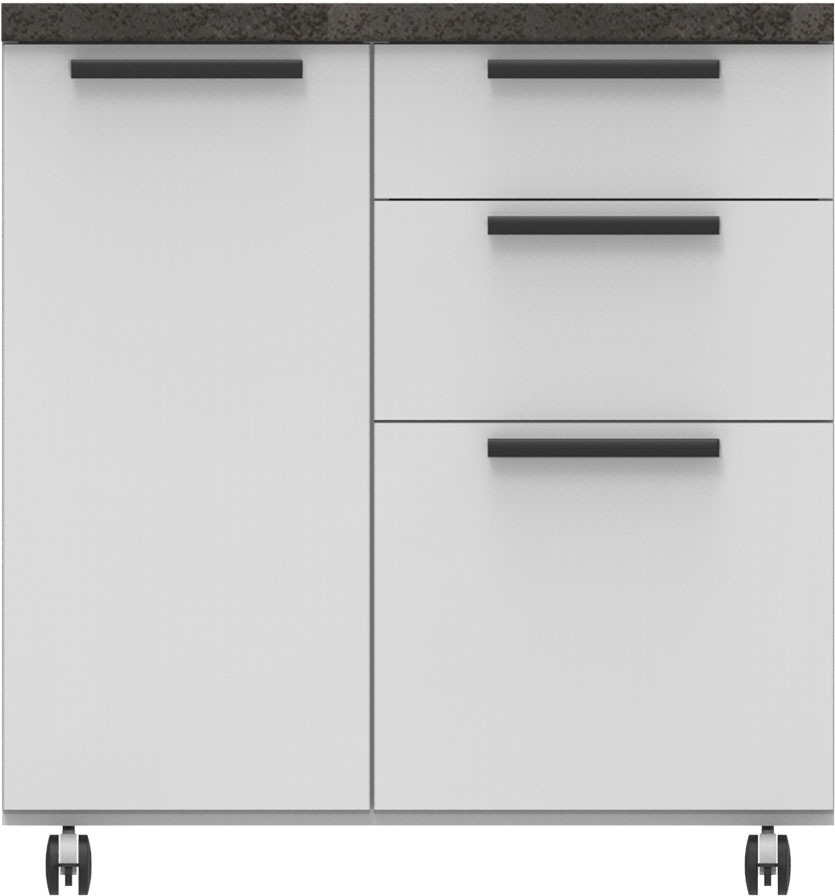 パモウナ 食器棚 幅90cm CW 完成品 キッチンカウンター 間仕切り 高級