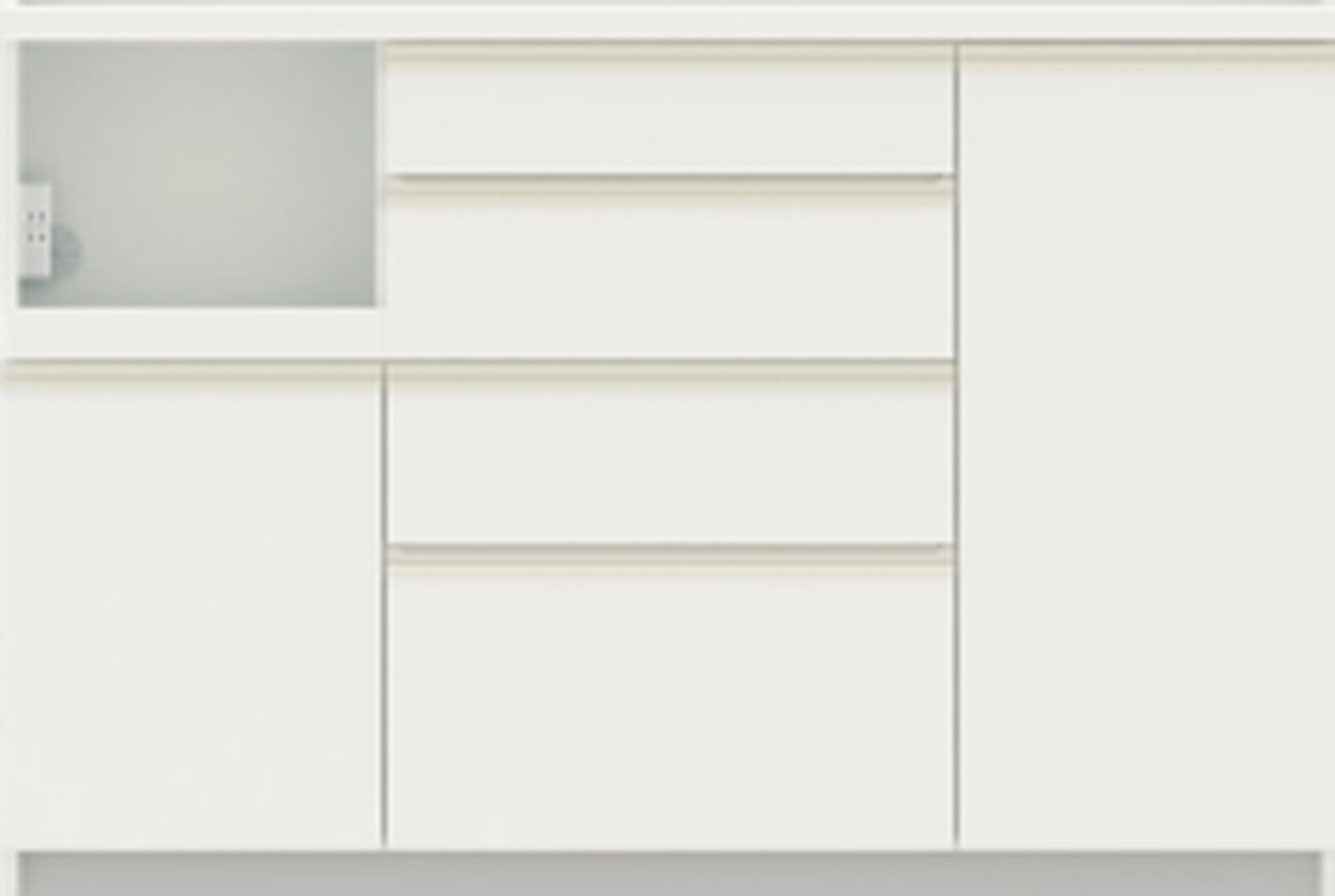 パモウナ カウンター 幅140cm 奥行50cm 高さ94cm EC 下台販売 完成品