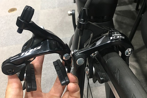 シマノ（SHIMANO） 105 BR-R7000 ブラック 前後セット ブレーキ