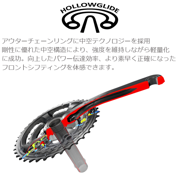 シマノ（SHIMANO） FC-R8100 ホローテック II クランクセット 2x12