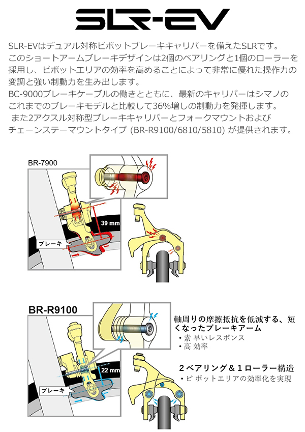 シマノ（SHIMANO） BR-R8100 デュアルピボット ブレーキキャリパー