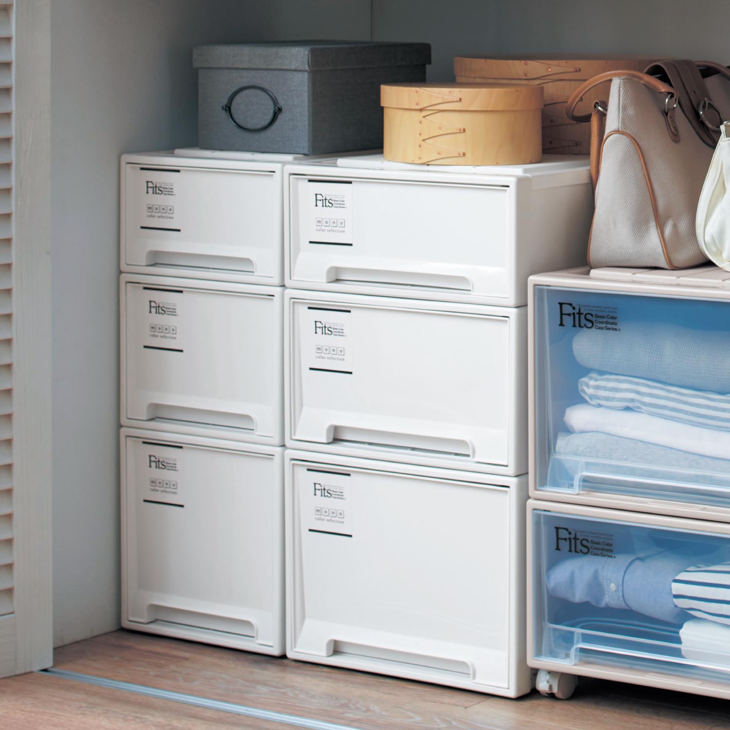 Fits 収納ケース 収納 クローゼット 衣装 ケース ボックス 衣替え 日本