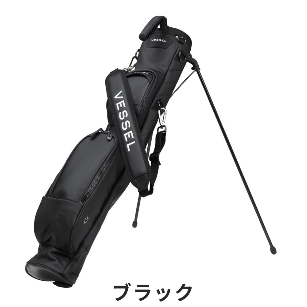VESSEL ベゼル メンズ ゴルフ クラブケース PENCIL BAG BK ミニ