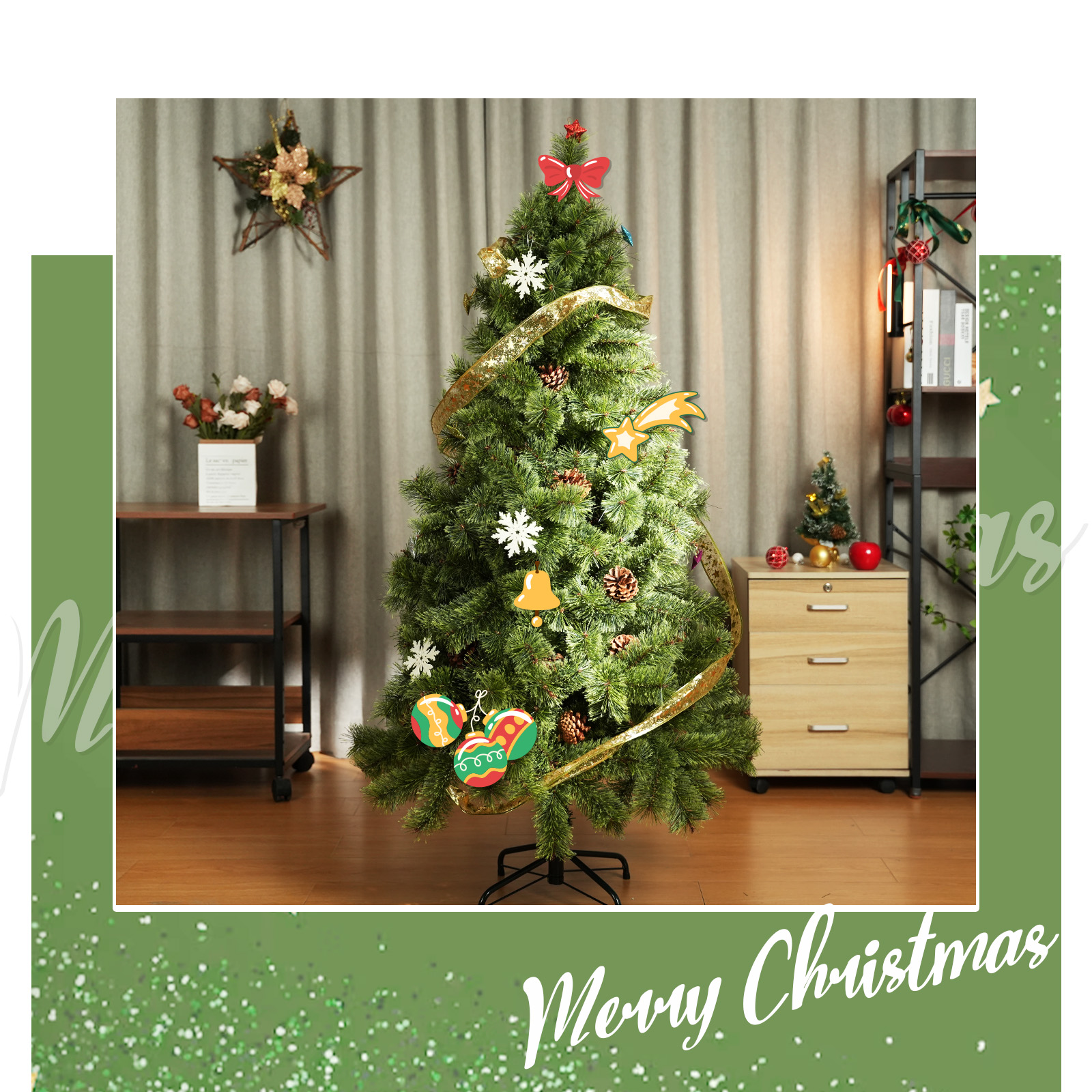 クリスマスツリー 150cm ツリー オーナメント 本物そっくり 枝数460本