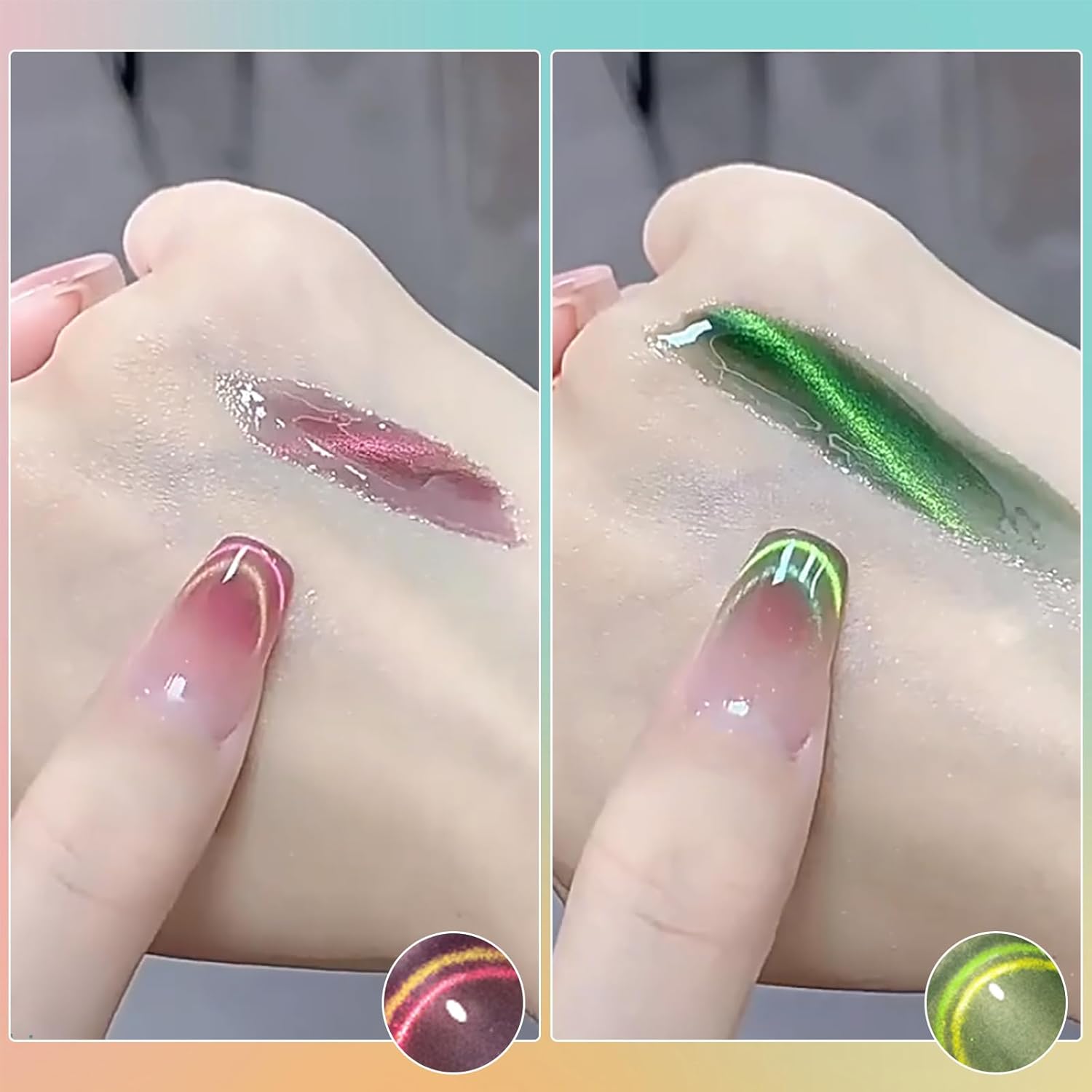 ジェルネイル マグネット 2個セット マニキュア マグネットジェル