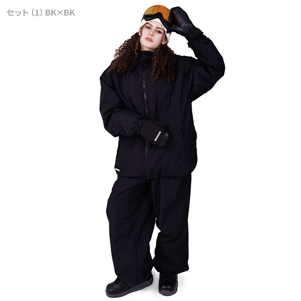 BOARDEE スノボウェア レディース 上下セット スノーボードウェア