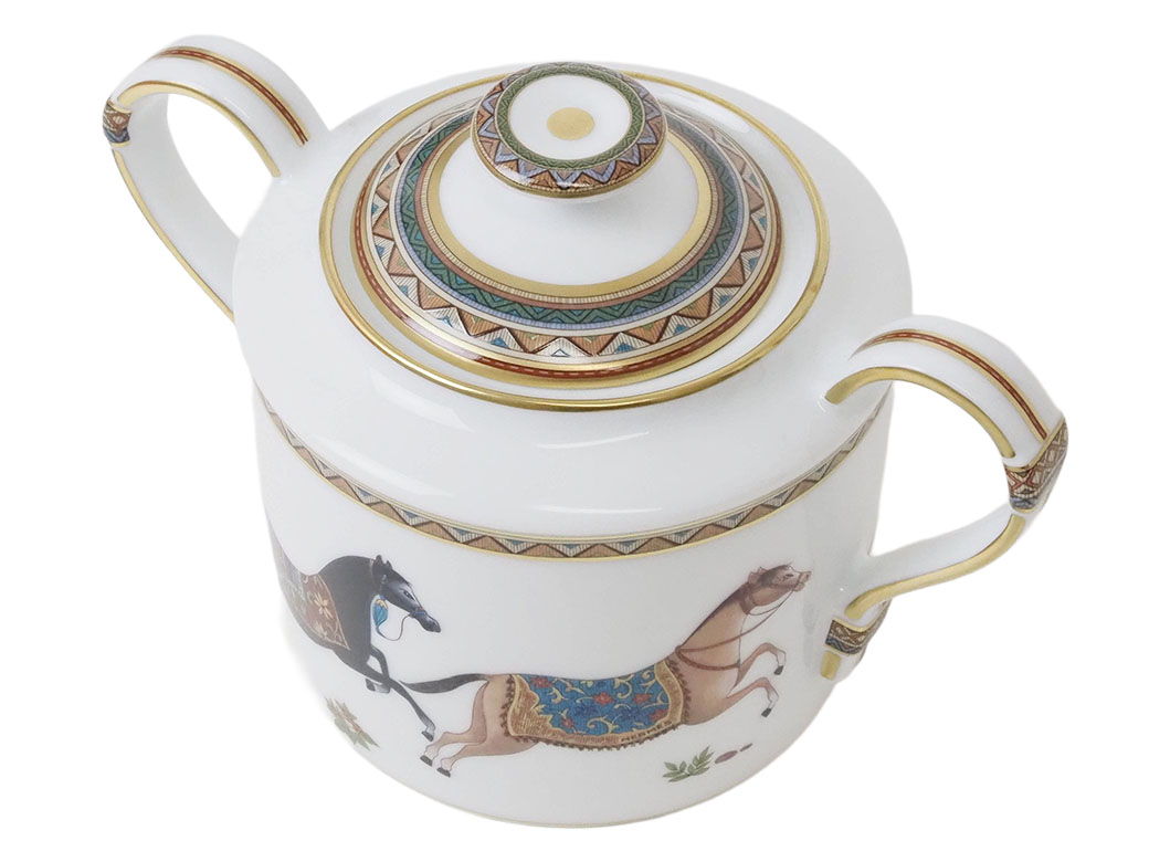 HERMES（エルメス） シュガーポット シュヴァルドリアン 砂糖入れ 小物