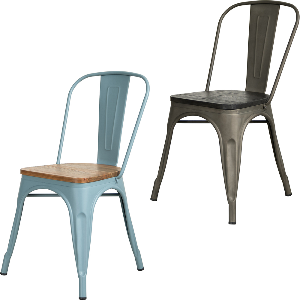 ダイニングチェア スタッキングチェア 2脚セット 椅子 イス おしゃれ