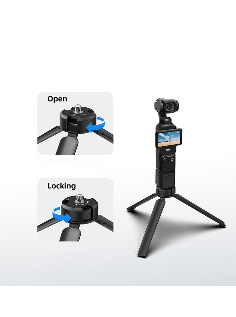 DJI Osmo Pocket 3 用 カメラ三脚 クイックリリースアダプター 固定