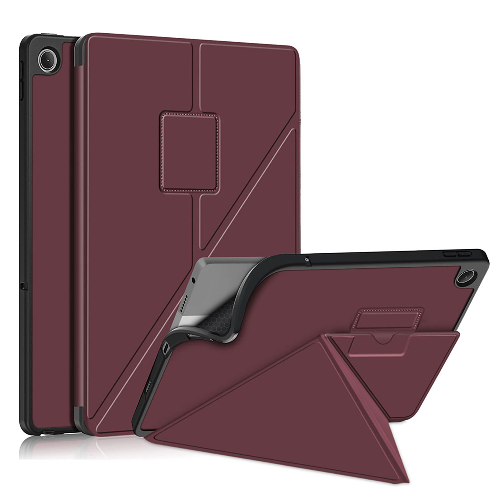 NEC LAVIE Tab T10d ケース 耐衝撃 カバー PUレザー おしゃれ 持ち