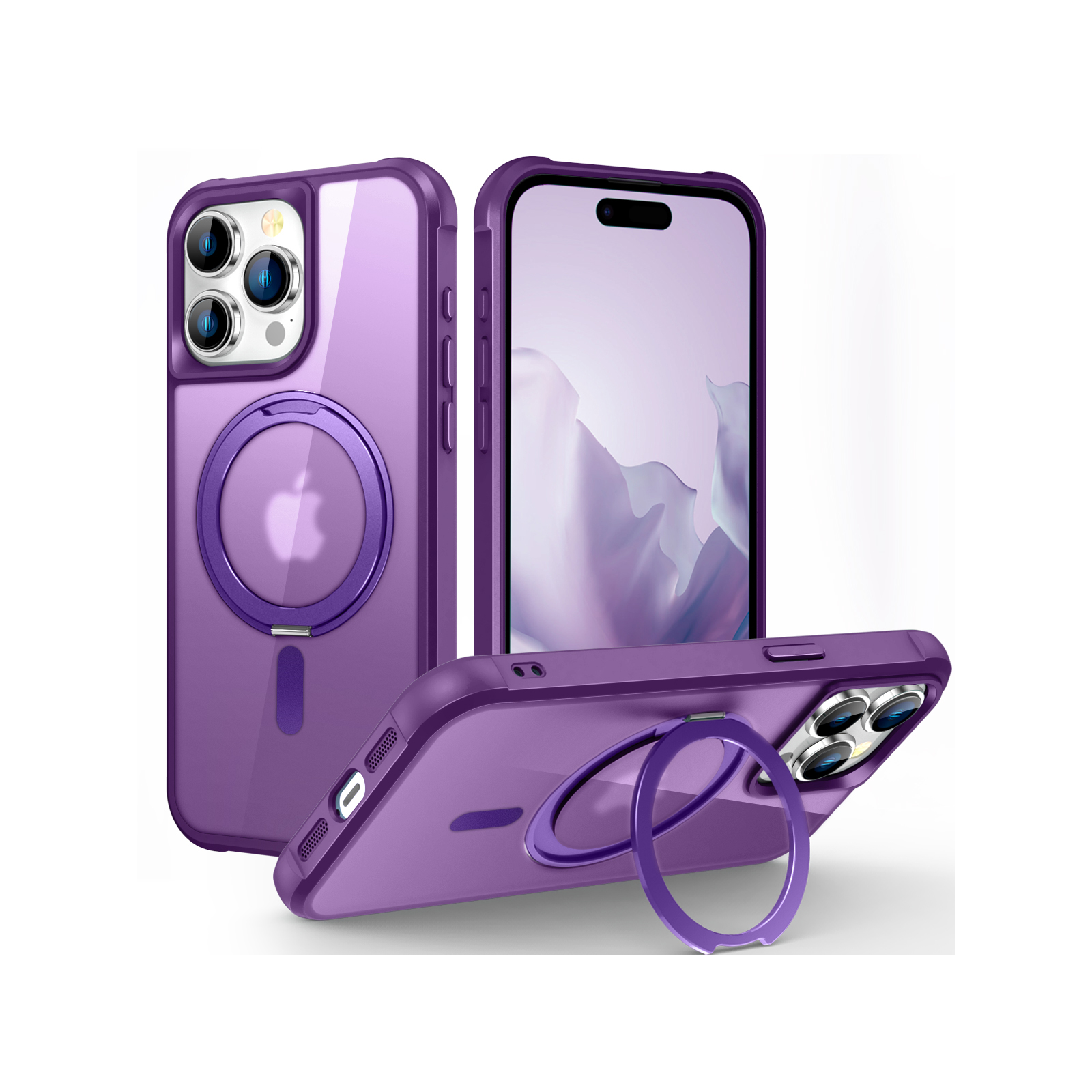 iPhone 15 Plus Pro Max ケース 耐衝撃 カバー 衝撃に強い TPU&PC 2重