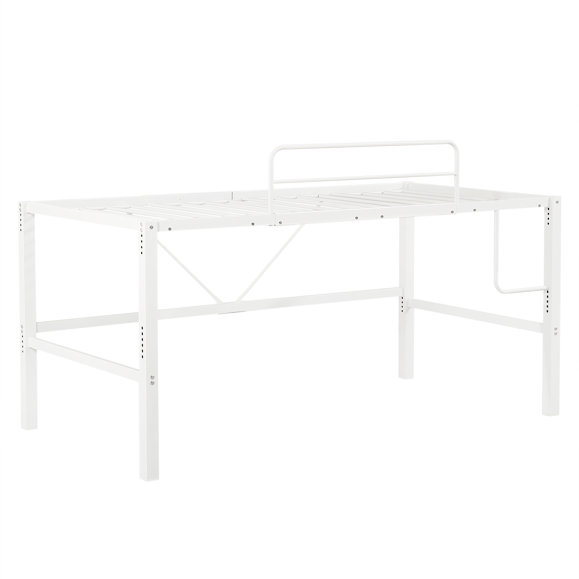 高さ90cm】ロフトベッド パイプベッド シングルベッド ロータイプ 省