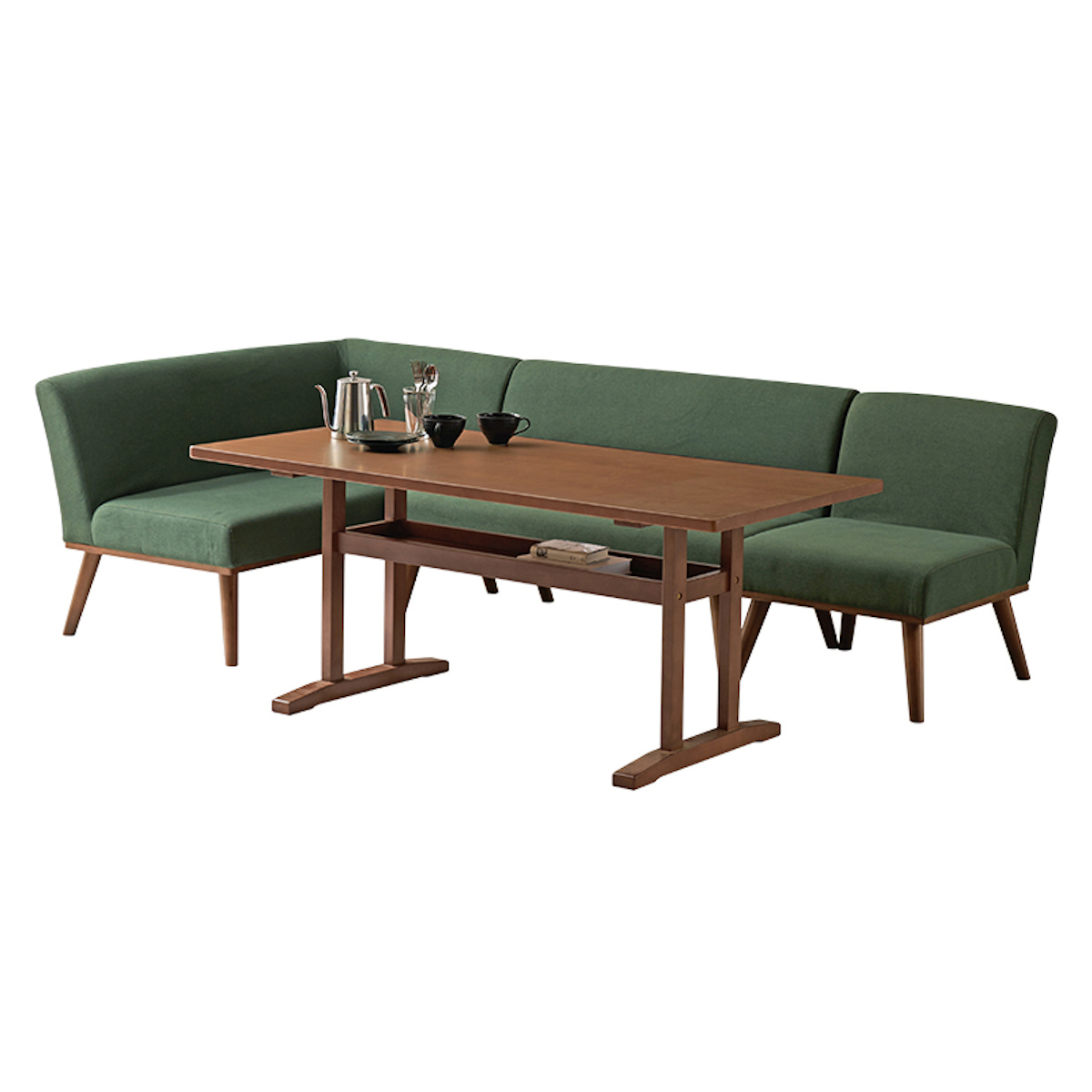 HAGiHARA（萩原） ダイニングセット 4人 5人 ソファ 左肘ソファ