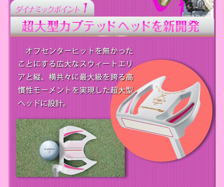 DYNAGOLF（ダイナゴルフ） ゴルフ クラブ レディース レフティ パター