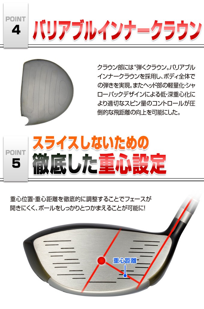 ワークスゴルフ ゴルフクラブセット メンズ 3本セット マキシマックス