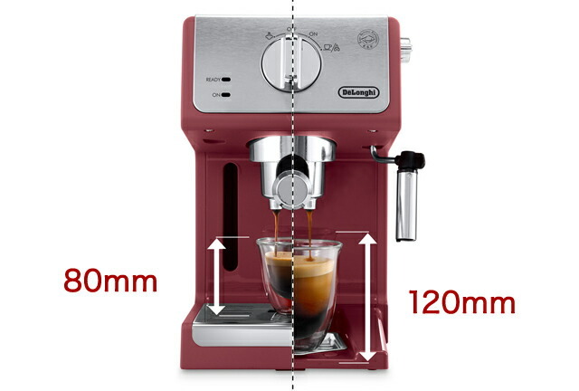 デロンギ（DeLonghi） エスプレッソ・カプチーノメーカー [ECP3220J-R