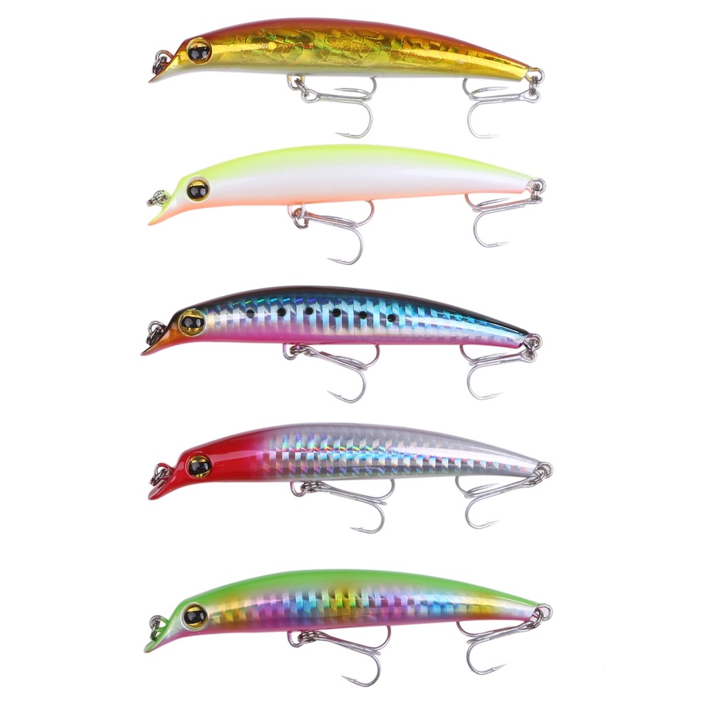 シーバス ルアー フローティング リップレス ミノー ヒラメ 95mm 8g 5
