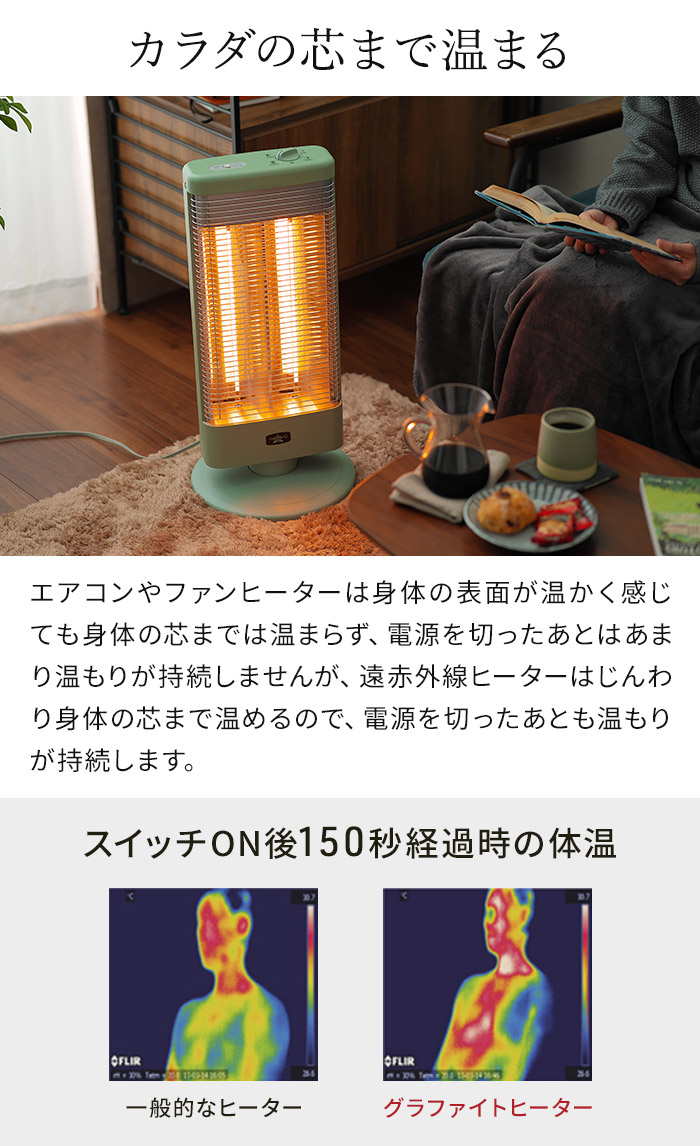 アラジン（Aladdin） 高性能遠赤グラファイトヒーター AEH-G1000A 自動