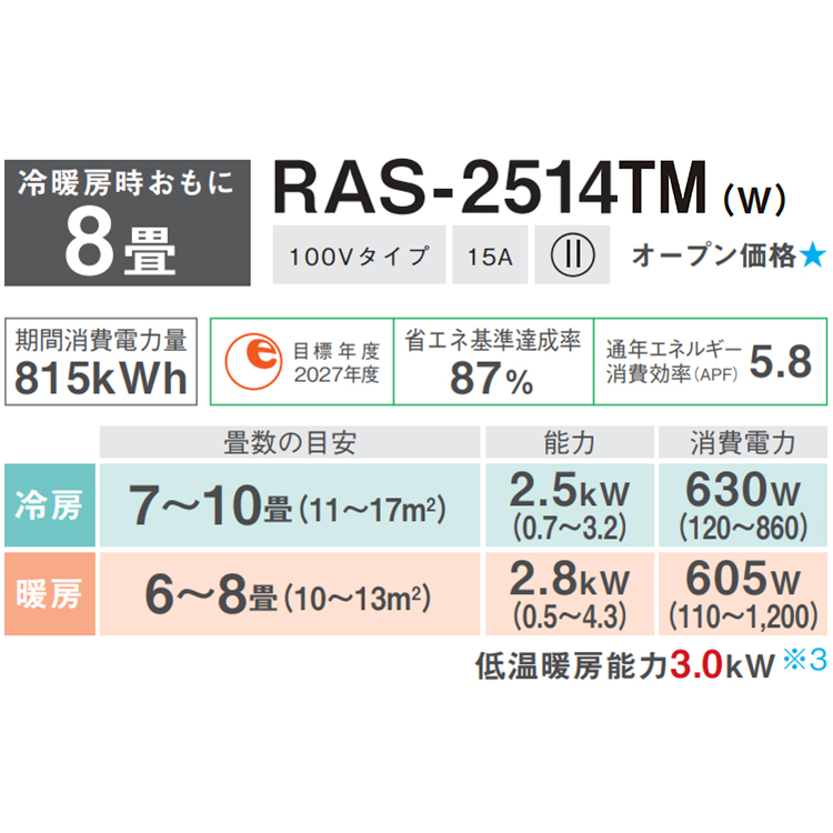 TOSHIBA（東芝） 東京 神奈川地域限定 標準取付工事費込 エアコン同配