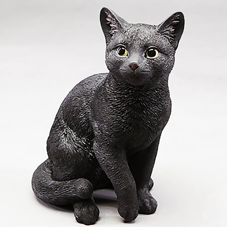 置物 キャットオーナメント 猫 黒猫 猫の置物 ネコ ねこ 動物 レジン