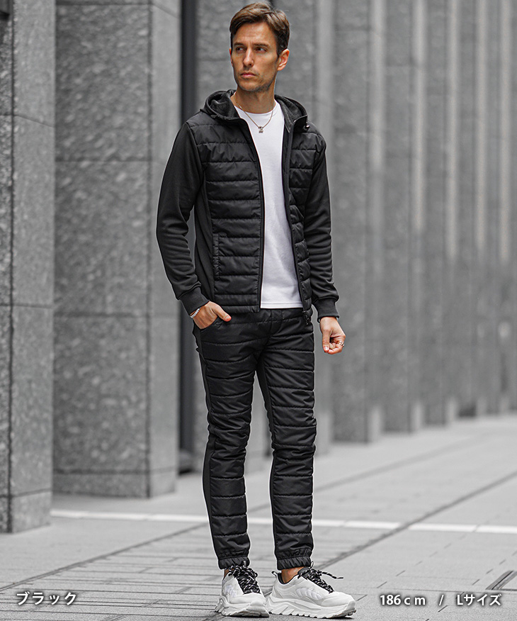 SOMEDIFF（サムディフ） 【送料無料】セットアップ メンズ 冬 中綿