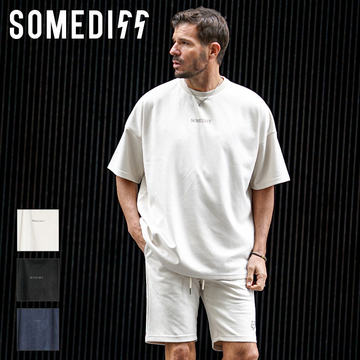 SOMEDIFF（サムディフ） セットアップ メンズ ハーフパンツ オーバー