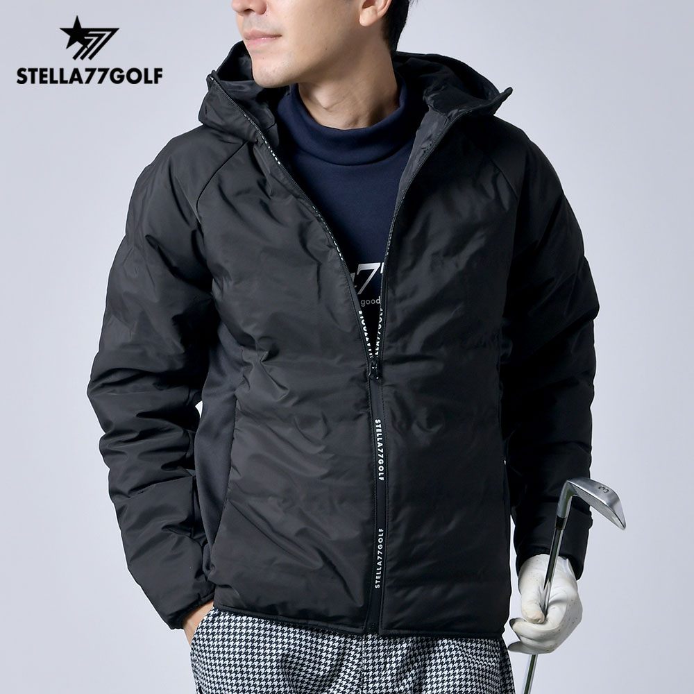 中綿 ゴルフジャケット シームレス 防風 防寒 撥水 保温 ゴルフウエア