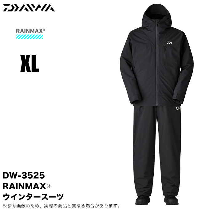 DAIWA（ダイワ） DW-3525 (ブラック／XL) レインマックス ウインター