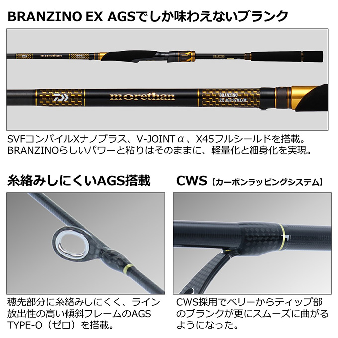 DAIWA（ダイワ） モアザン ブランジーノ EX AGS 94MMH (2022年モデル