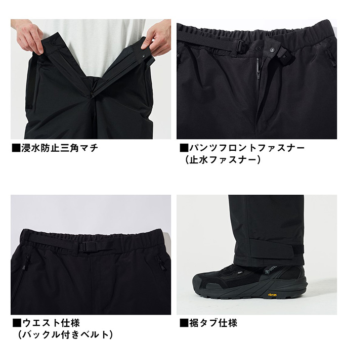 DAIWA（ダイワ） DW-3225 (ブラック／M) レインマックス リビルド