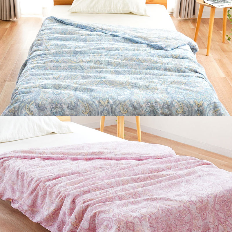 肌掛け布団カバー シングル 140×190cm 2枚セット 綿100％ガーゼ