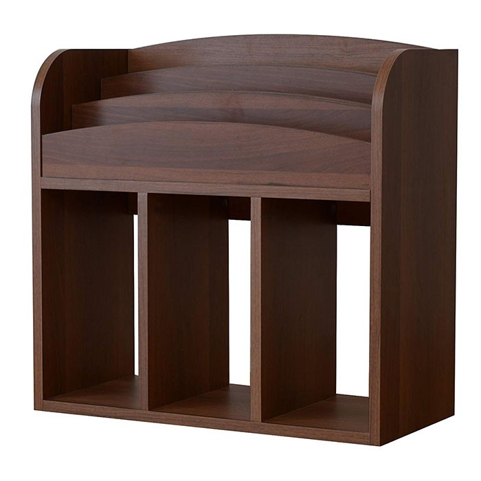 ワイエムワールド 絵本ラック 絵本棚 幅64cm 本棚 ブックラック 棚