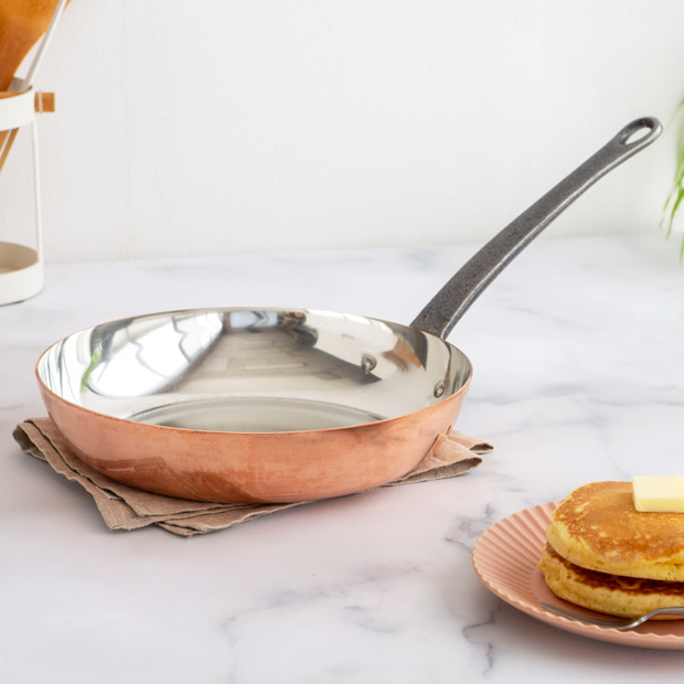 BAUMALU 銅のフライパン 24cm フランス製 ボウマル 銅製 パンケーキ