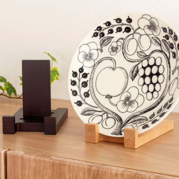 AXCIS（アクシス） ディスプレイスタンド S 木製 皿立て 皿たて