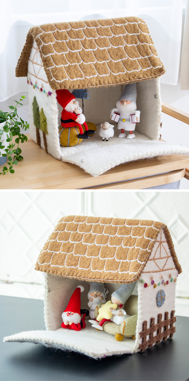 3/8はポイント10倍／ ミニチュア ドールハウス ガーランドライト 家