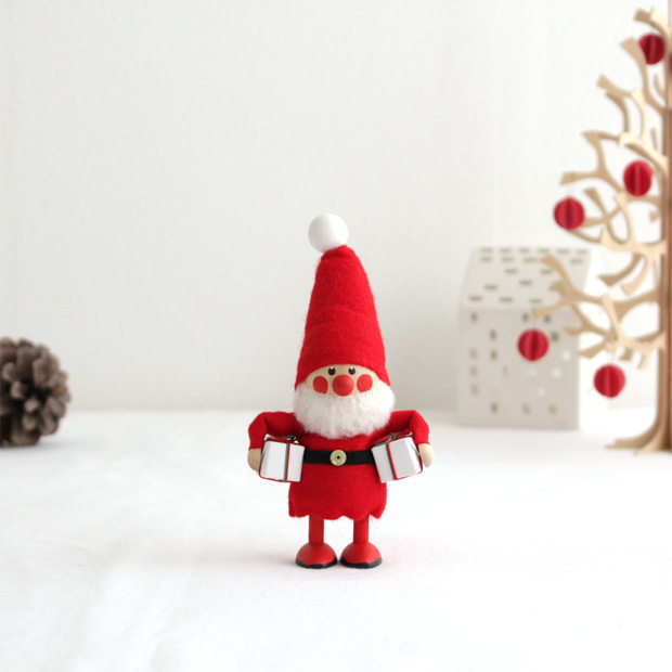 今季完売】ノルディカニッセ 欲張りサンタ フェルトシリーズ 赤