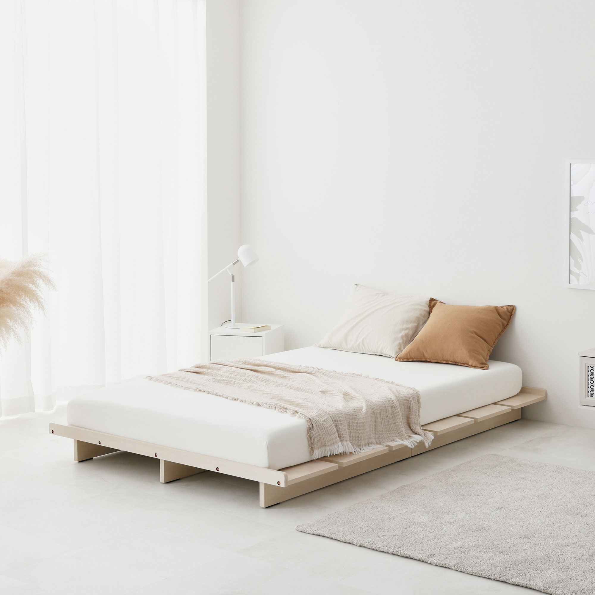 VENTOTA 【シングル】ベッド ベッドフレーム すのこベッド ヘッド