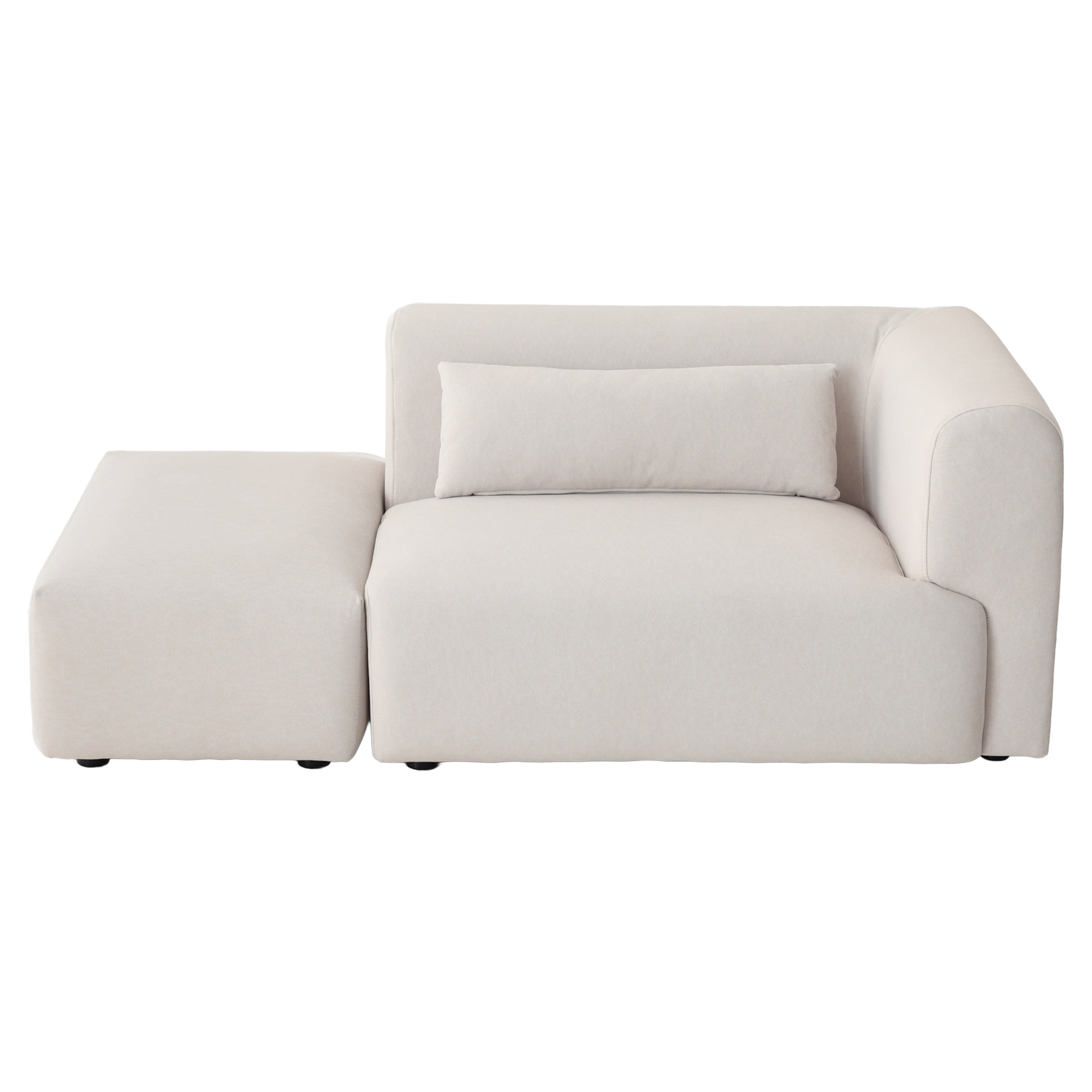 VENTOTA ソファ 2人掛け オットマン付き 幅108cm 犬猫対策 おしゃれ