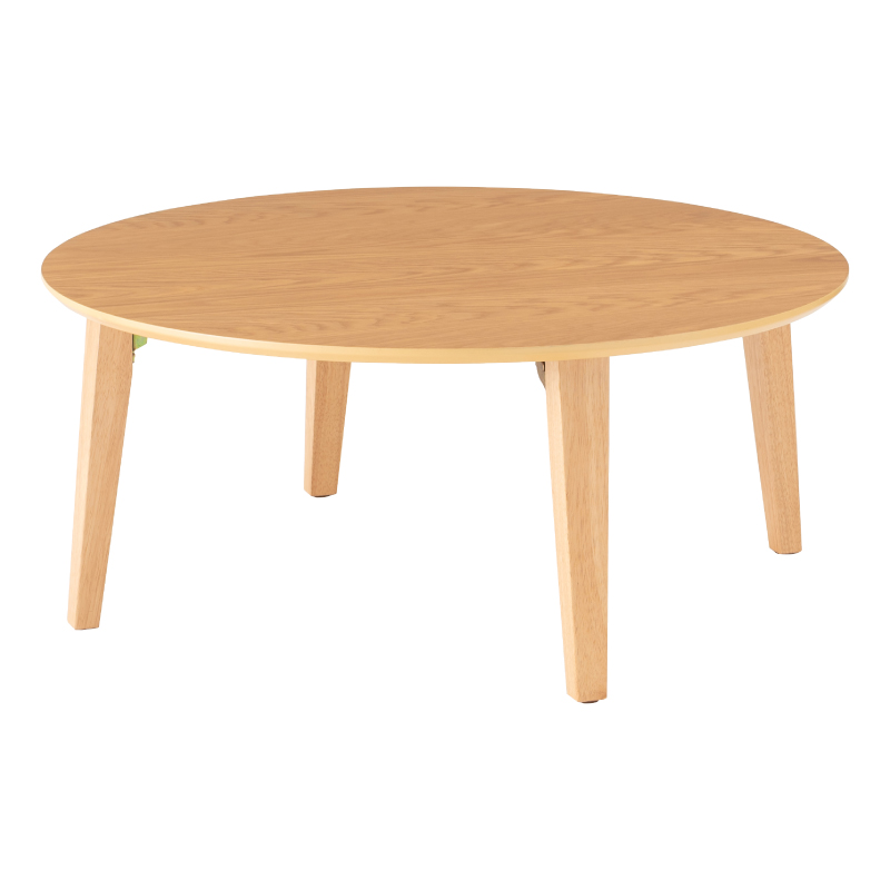 東谷 折りたたみテーブル センター 折れ脚 ちゃぶ台 丸型 円