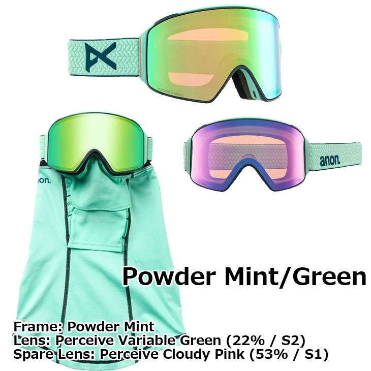 anon 24-25 ANON アノン ゴーグル M4 Cylindrical Low Bridge+ボーナス