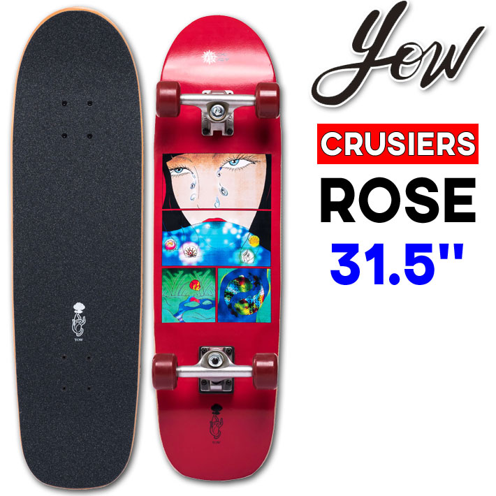 YOW（ヤウ） サーフスケート サーフクルーザー ROSE 31.5インチ ローズ