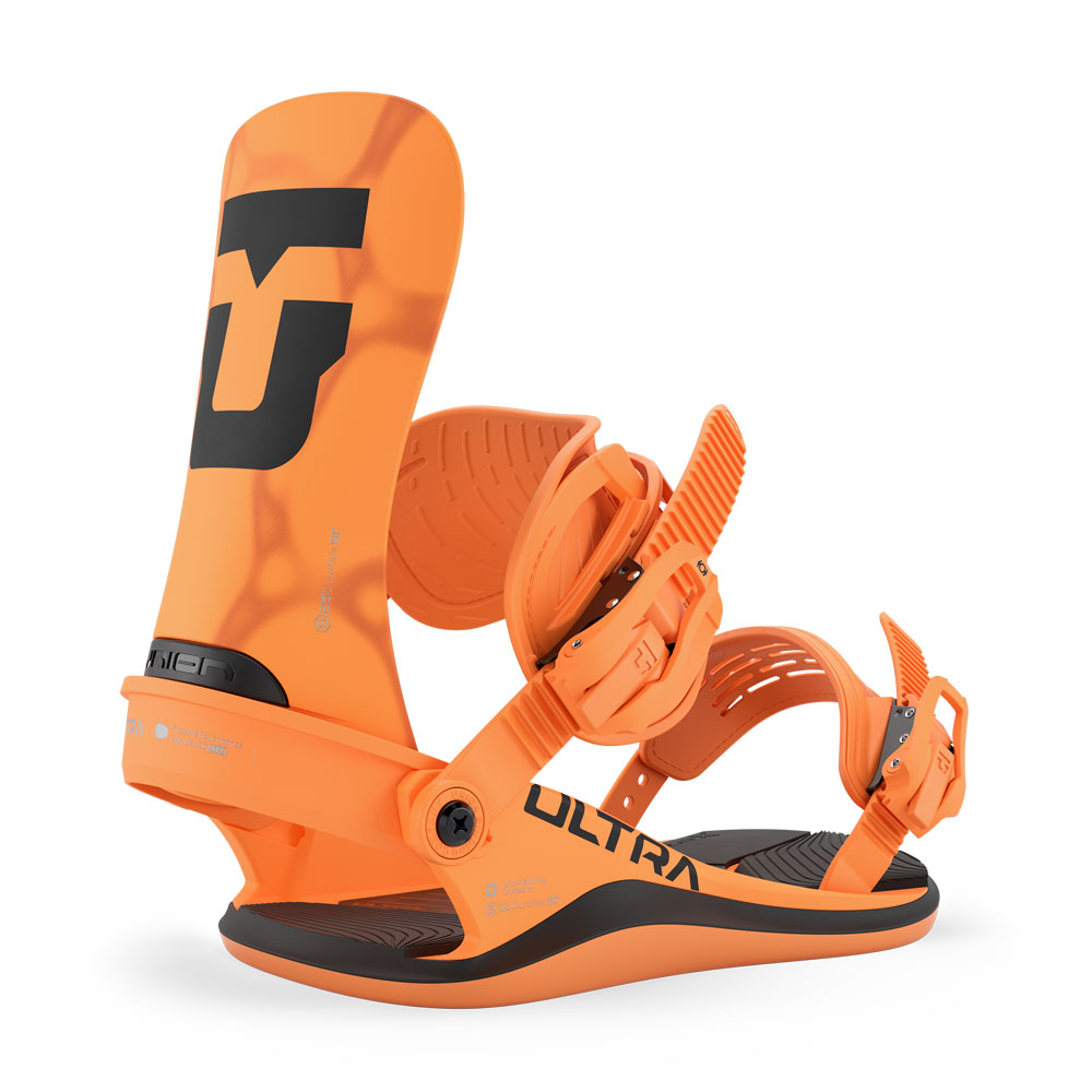 スノーボード ビンディング（色：オレンジ系）｜スノーボード